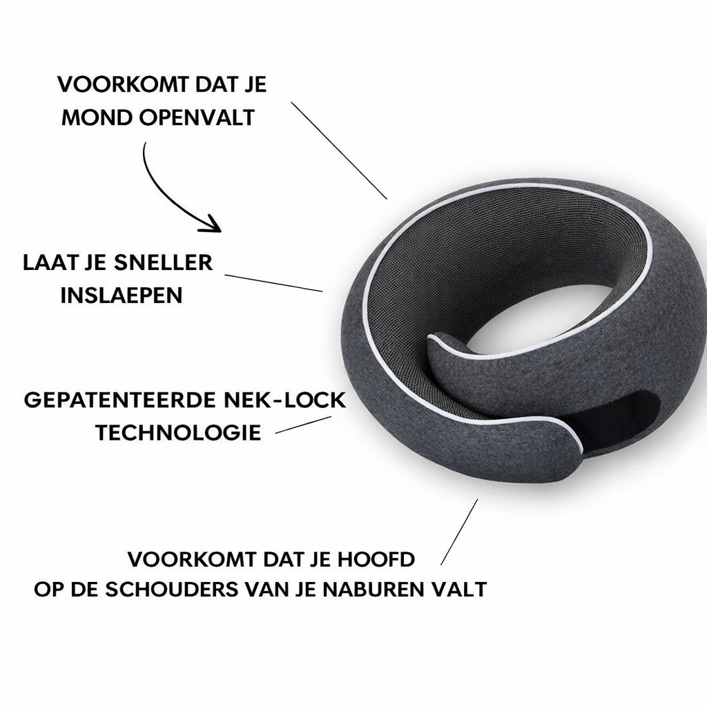 Nekkussen met nekondersteuning