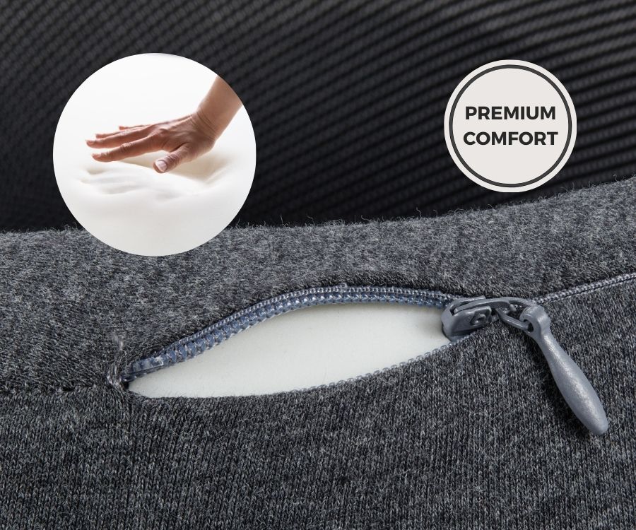 Nekkussen met nekondersteuning